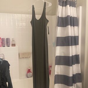 Bebe Olive Maxi Dress